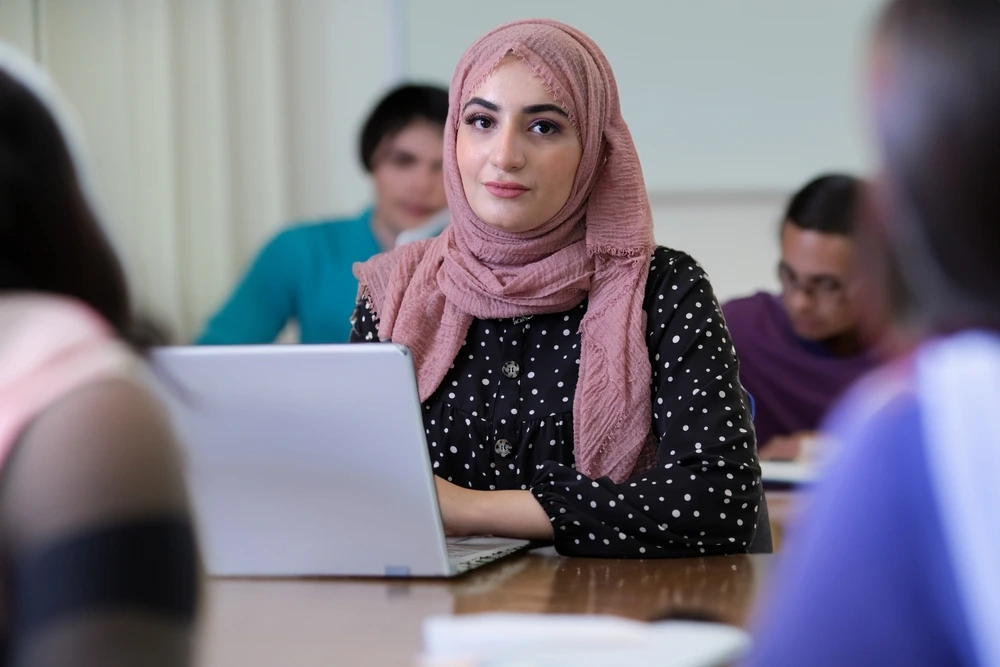 UAE student in classroom