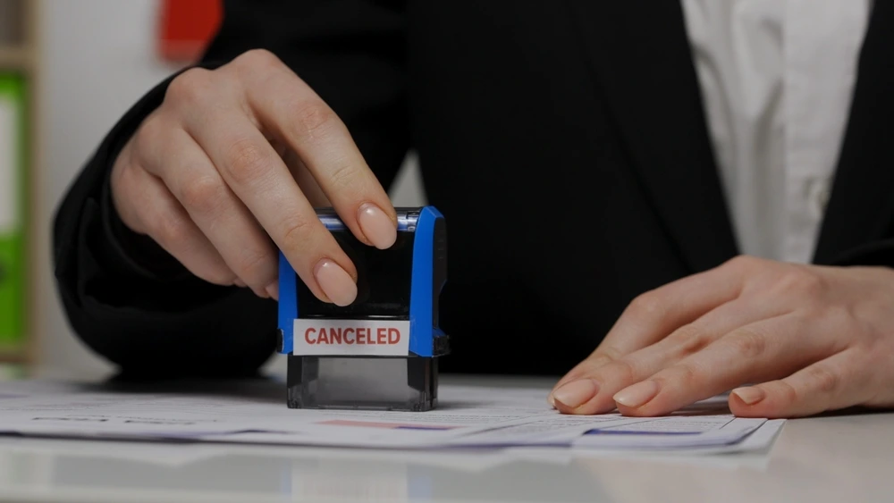 Visa Canceled Stamping