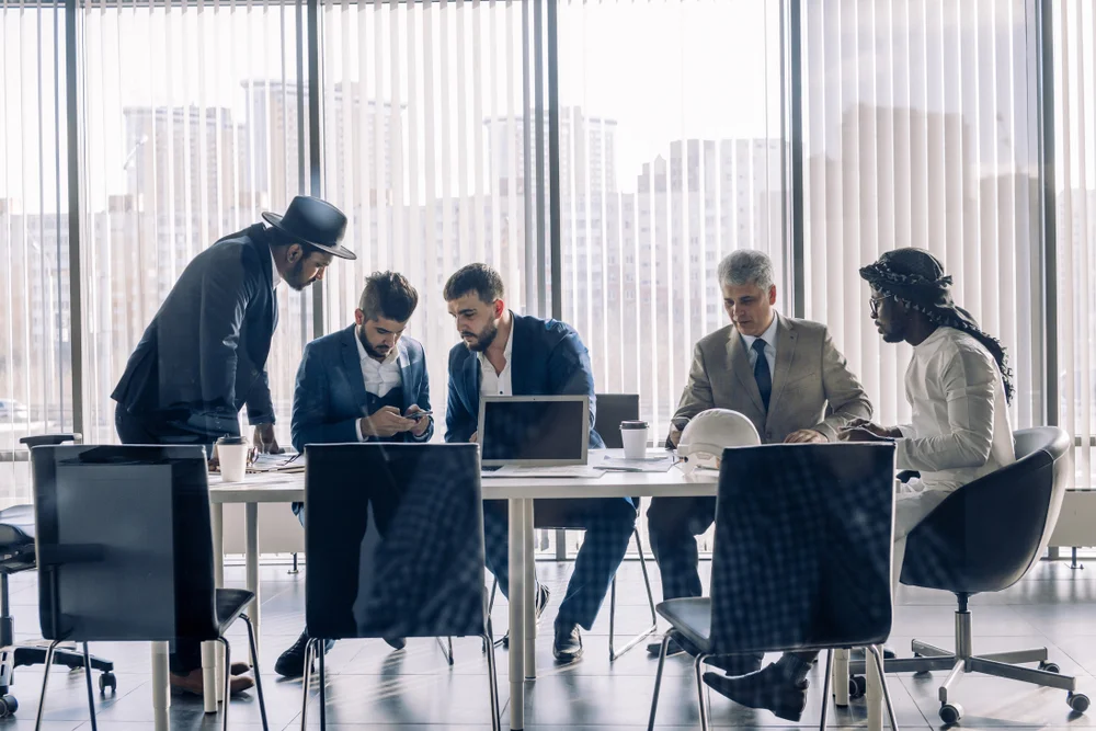 office meeting in UAE office